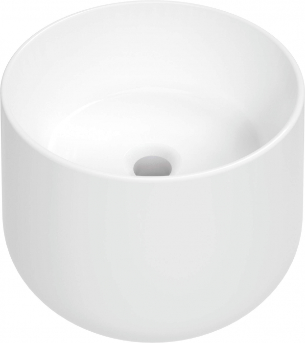 Lavoar ceramic, montare blat, 37.5x37.5 cm, alb, Deante Arnika