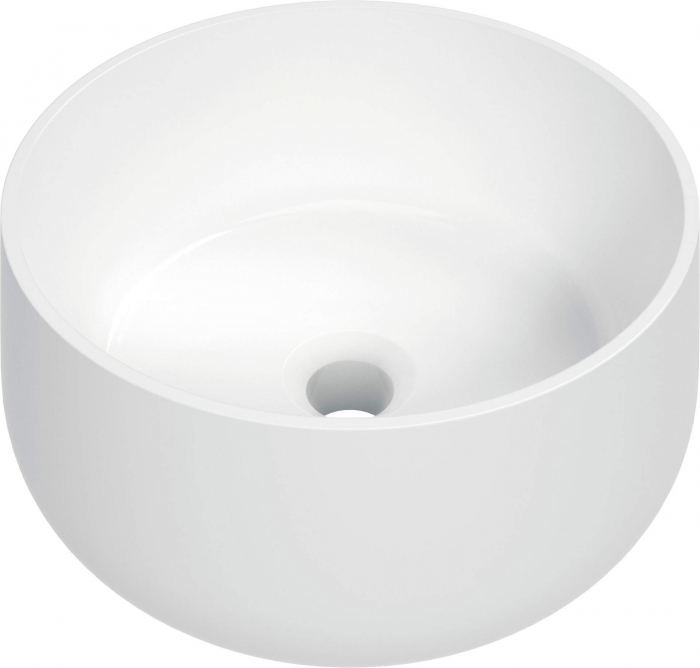 Lavoar ceramic, montare blat, 31.1x35.3 cm, alb, Deante Arnika