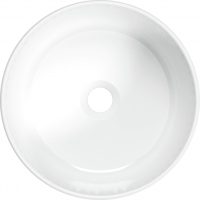 Lavoar ceramic, montare blat, 37.5x37.5 cm, alb, Deante Arnika [2]