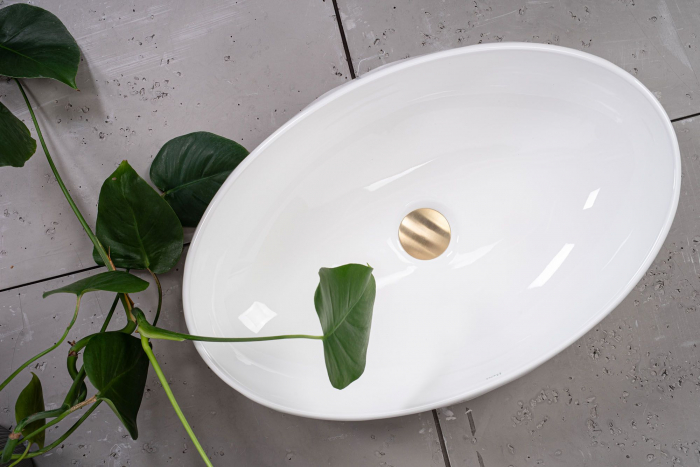 Lavoar 3D haxagon, pentru blat REA Maya 60 cm [4]