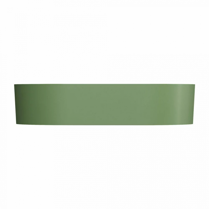 Lavoar compozit cu montare pe blat, 60x40 cm, verde mat, Foglia Evo [3]
