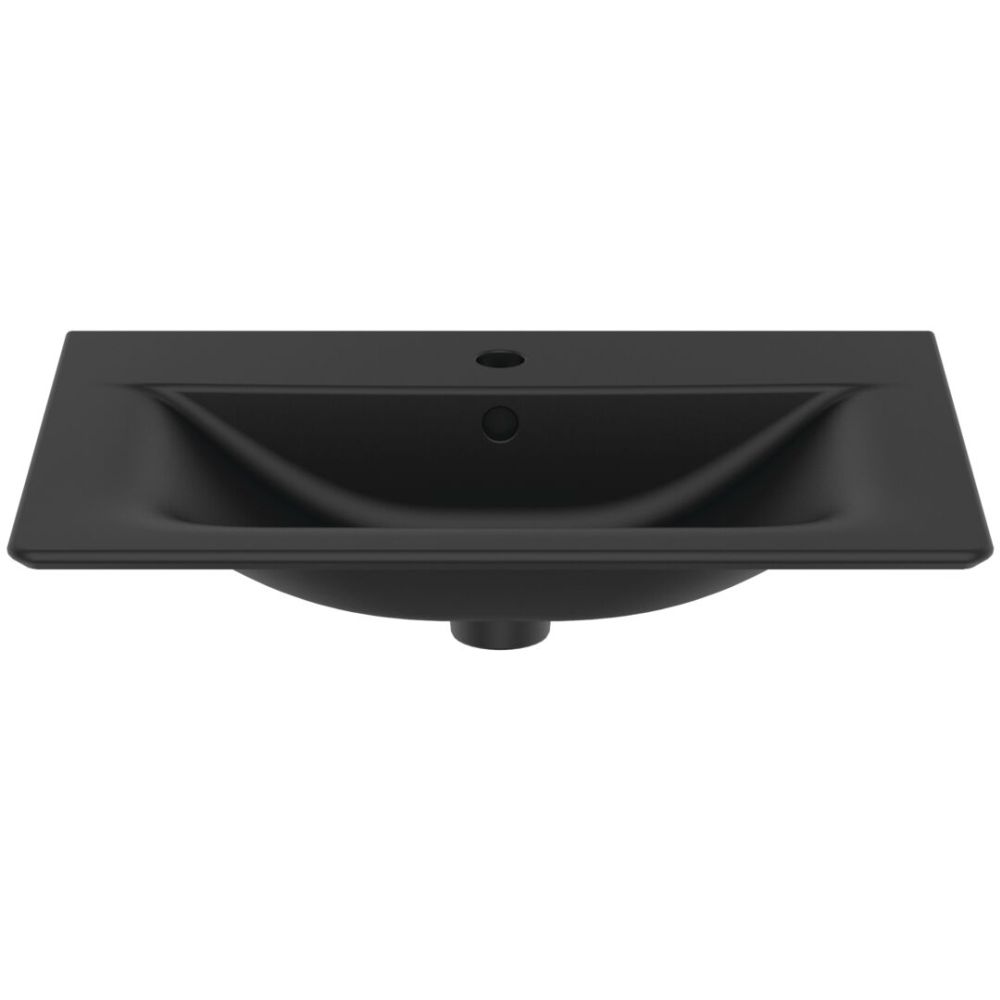 Lavoar incastrat negru mat 64 cm, dreptunghiular, Ideal Standard Connect Air [2]