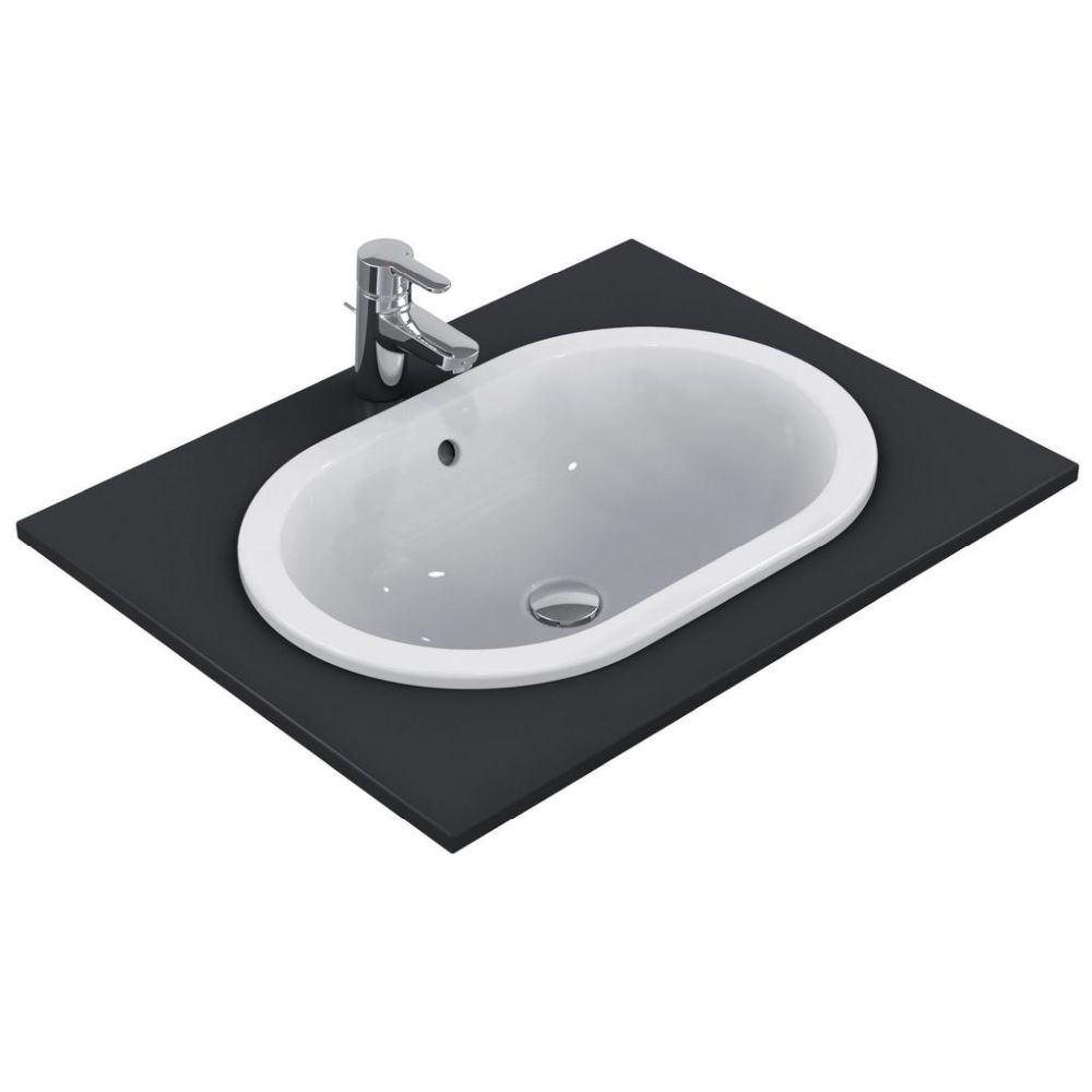 Lavoar incastrat alb 55 cm, oval, Ideal Standard Connect