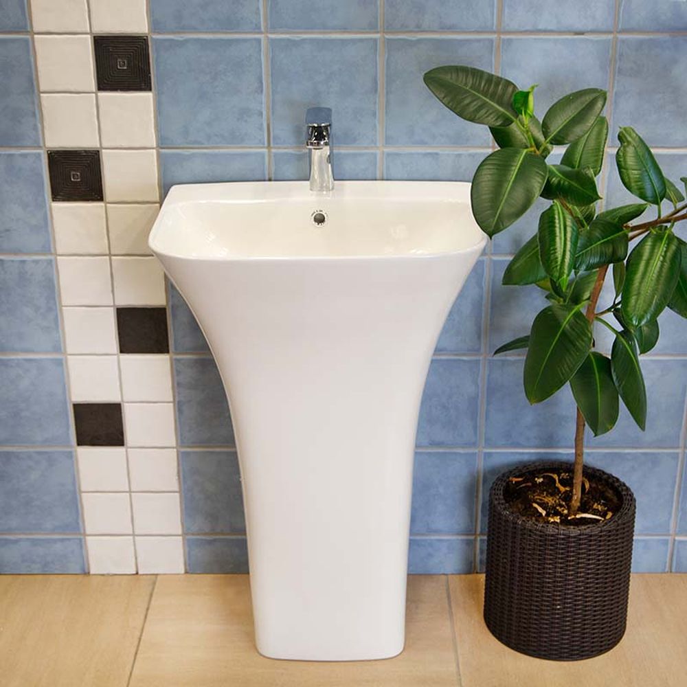 Lavoar freestanding dreptunghiular, 55 cm, Fluminia Aramis [2]