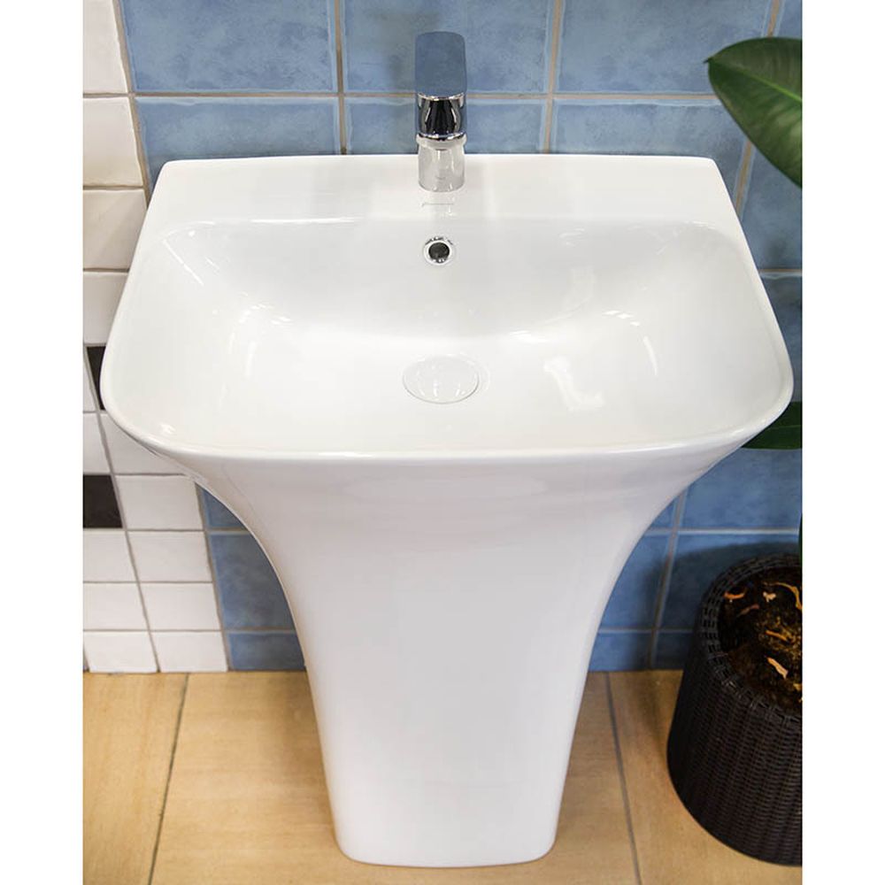 Lavoar freestanding dreptunghiular, 55 cm, Fluminia Aramis [4]