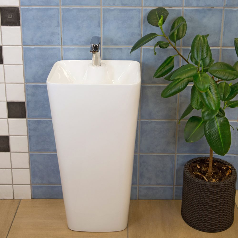 Lavoar freestanding patrat, Fluminia, Porthos [3]