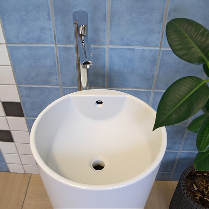 Lavoar freestanding rotund, Fluminia, Athos [2]