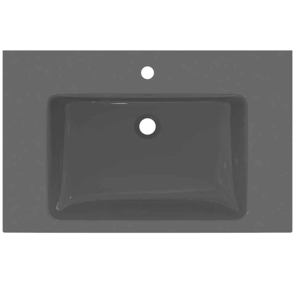 Lavoar suspendat gri lucios 80 cm Ideal Standard i.Life B [4]