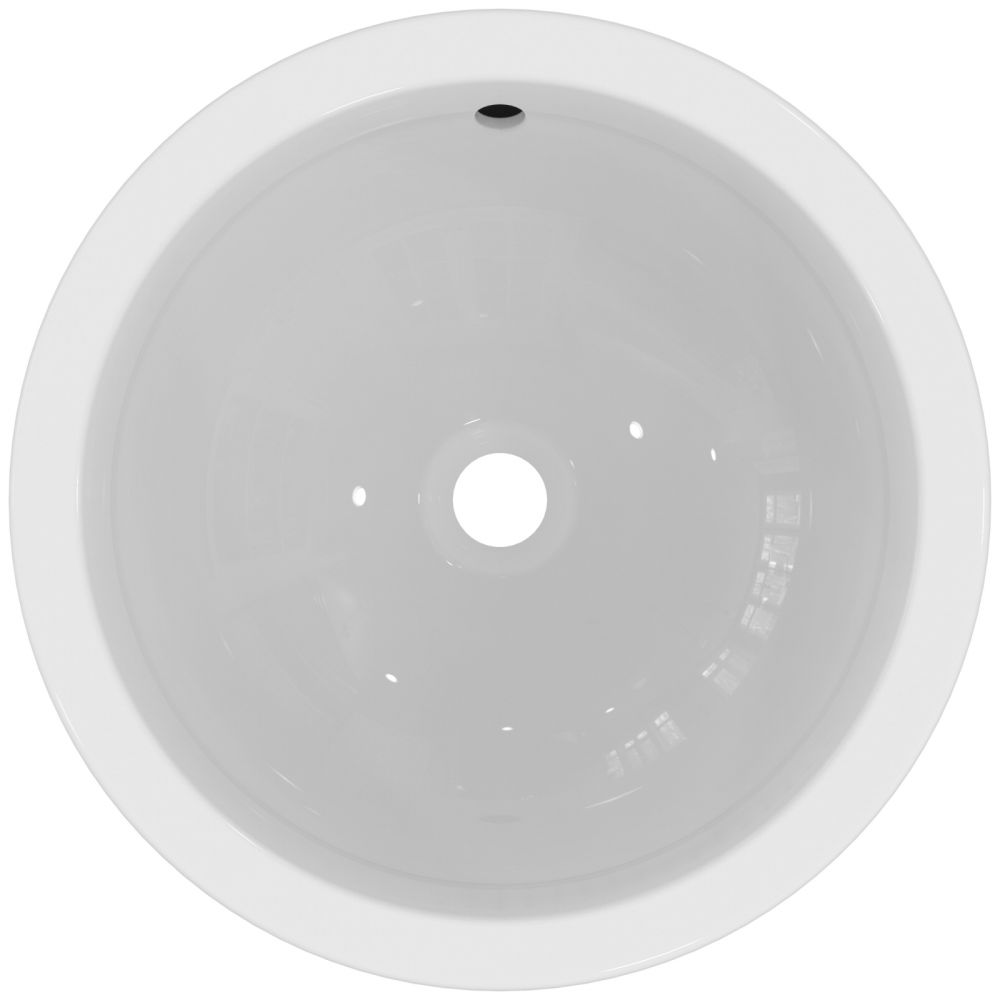 Lavoar incastrat alb 48 cm, rotund, Ideal Standard Connect [4]