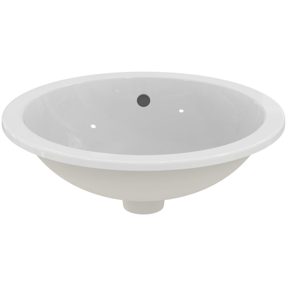 Lavoar incastrat alb 48 cm, rotund, Ideal Standard Connect [2]
