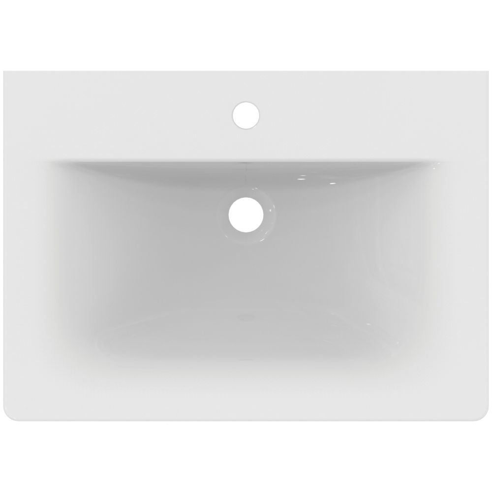 Lavoar incastrat alb 64 cm, dreptunghiular, Ideal Standard Connect Air [4]