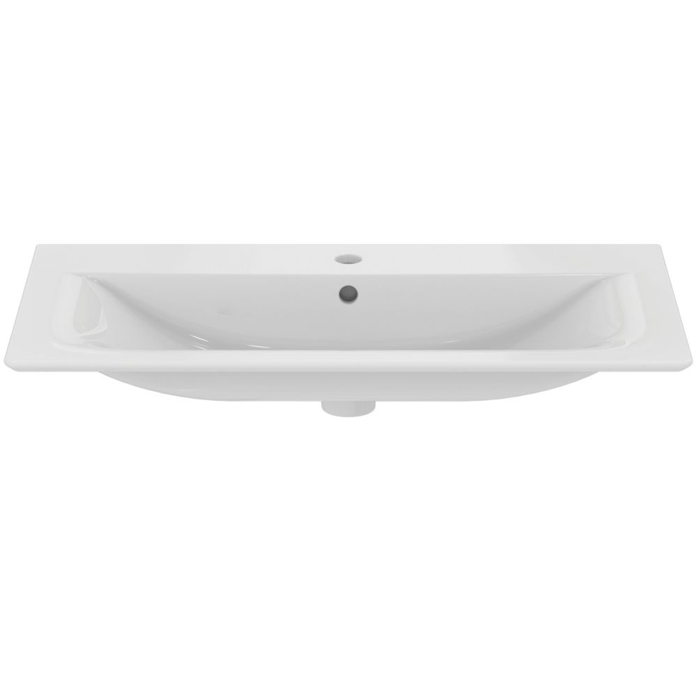 Lavoar incastrat alb 84 cm, dreptunghiular, Ideal Standard Connect Air [2]