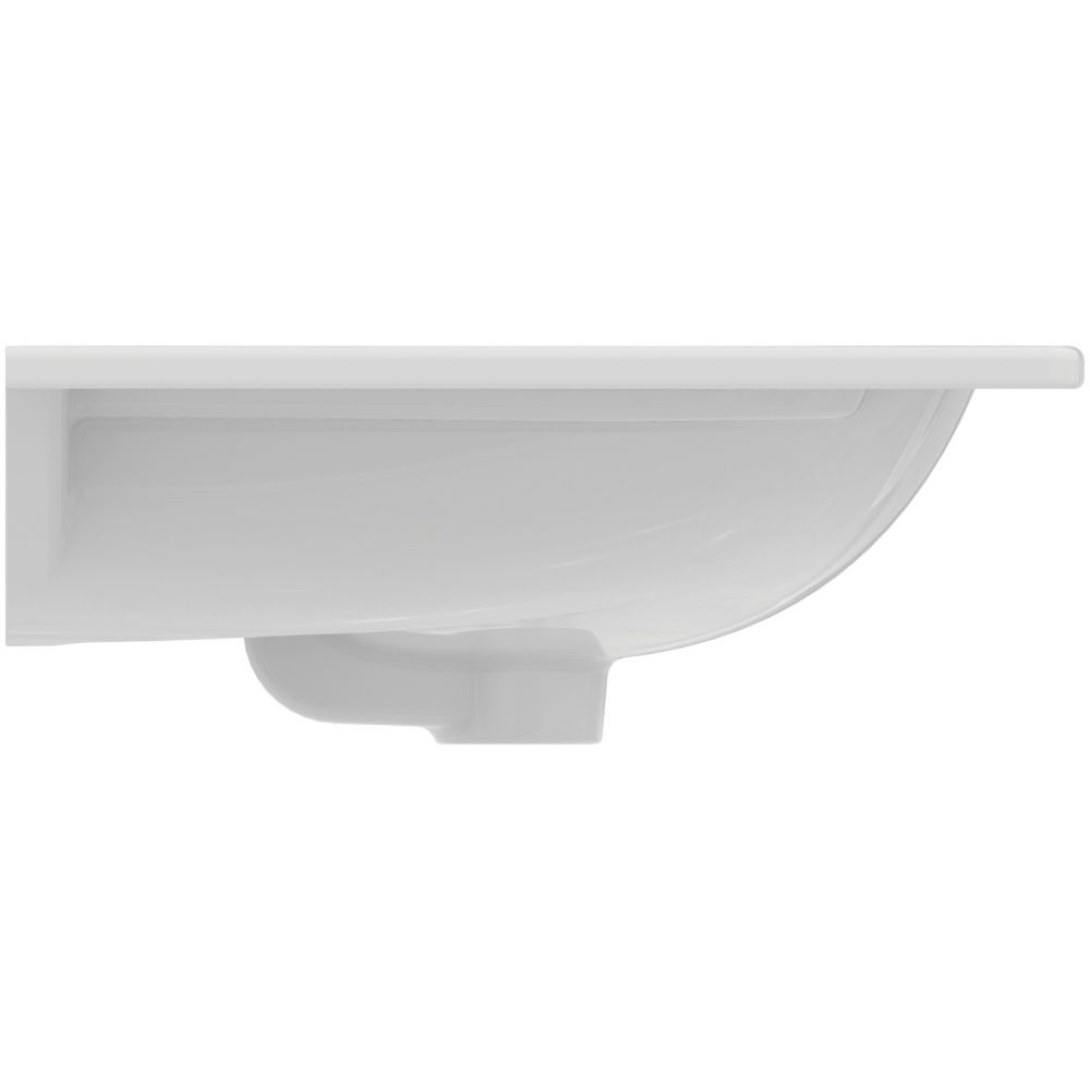 Lavoar incastrat alb lucios 83 cm, dreptunghiular, Ideal Standard Tesi [3]