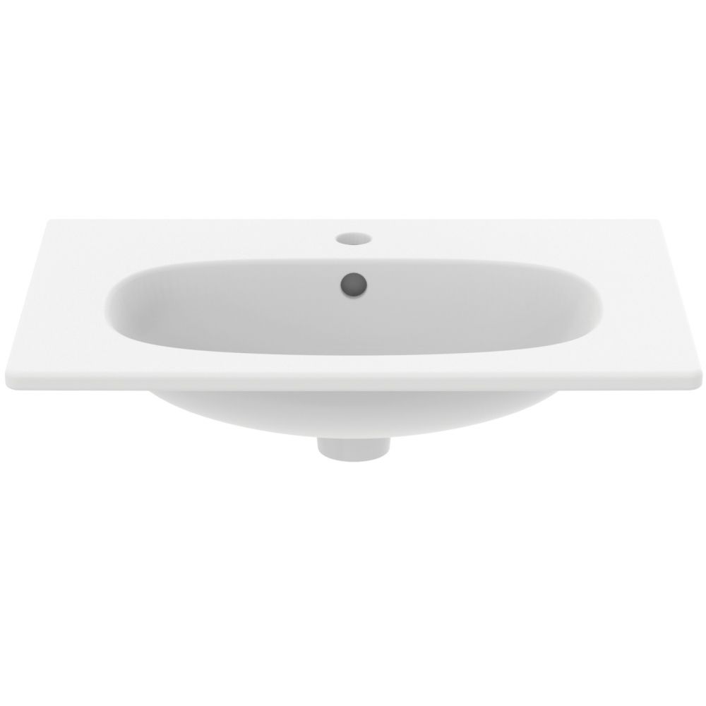 Lavoar incastrat alb mat 63 cm, dreptunghiular, Ideal Standard Tesi [2]