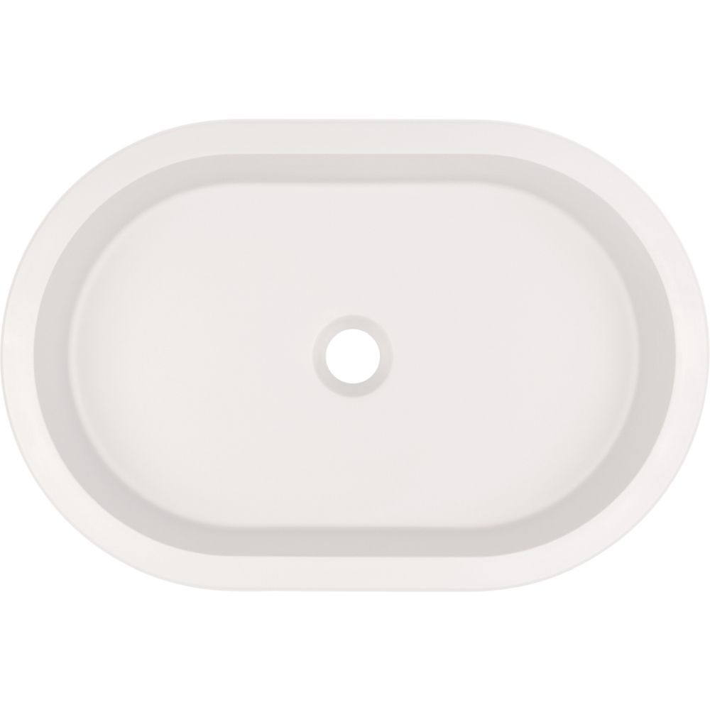 Lavoar incastrat compozit alb Deante Silia, oval, 59 cm [2]