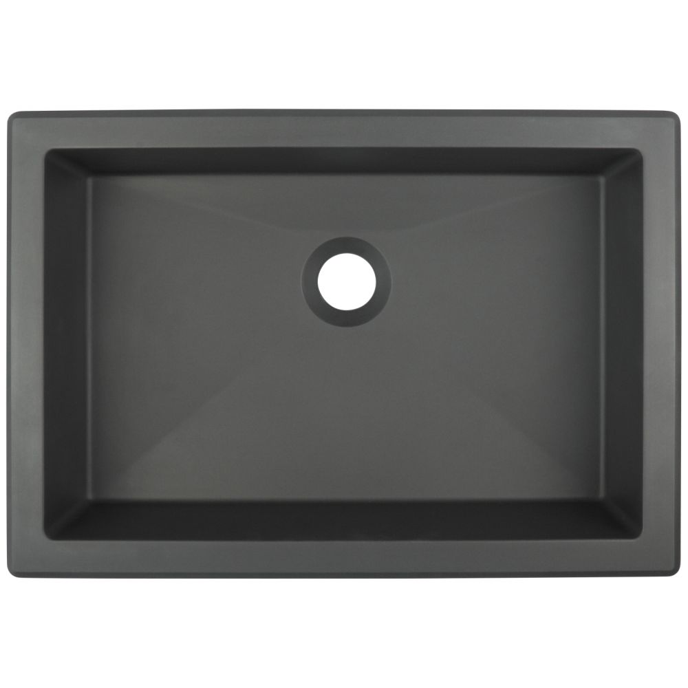 Lavoar incastrat compozit antracit Deante Correo, dreptunghiular, 50 cm [2]