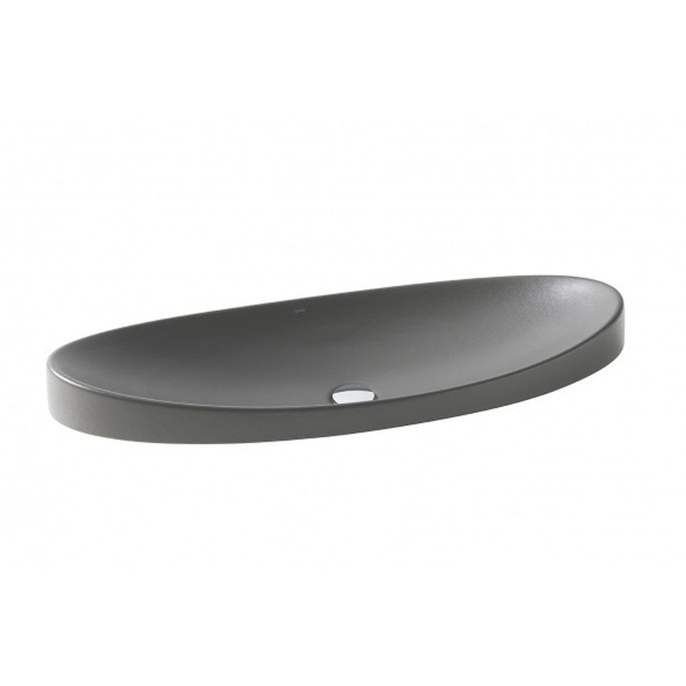 Lavoar incastrat gri inchis mat 90 cm, oval, Gala Klea [1]