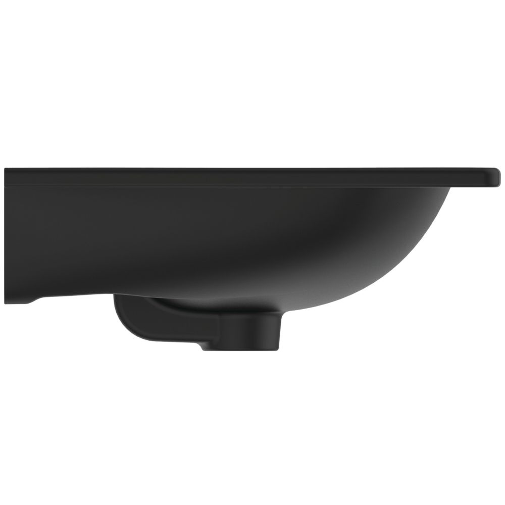 Lavoar incastrat negru mat 63 cm, dreptunghiular, Ideal Standard Tesi [3]