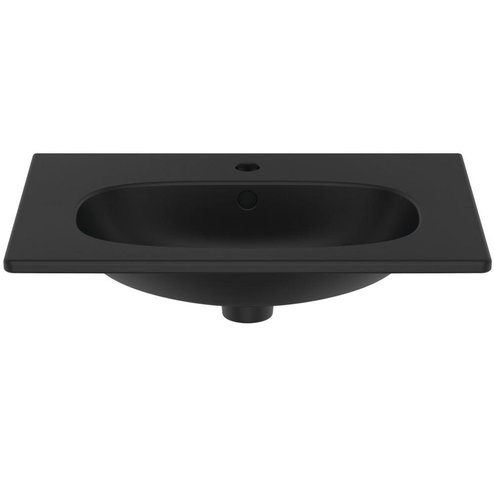 Lavoar incastrat negru mat 63 cm, dreptunghiular, Ideal Standard Tesi [2]