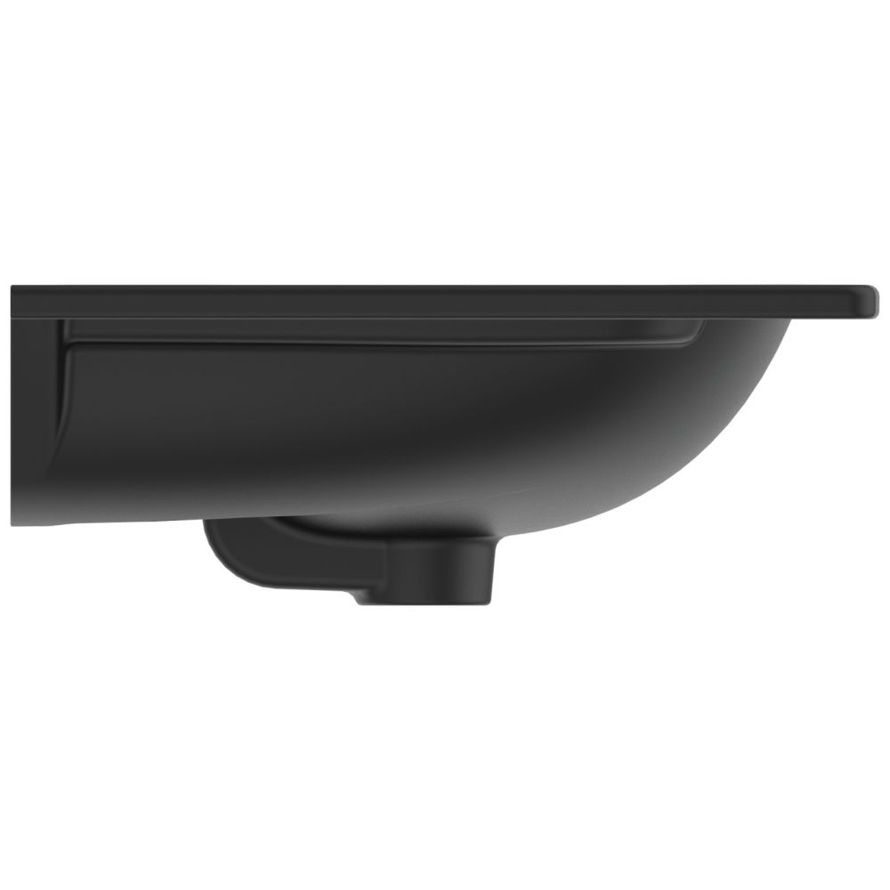 Lavoar incastrat negru mat 83 cm, dreptunghiular, Ideal Standard Tesi [3]