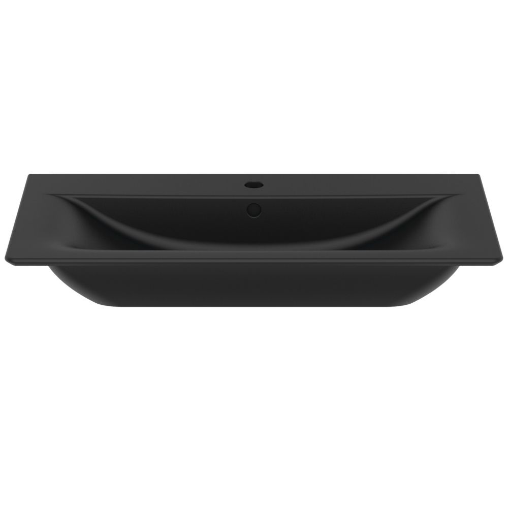 Lavoar incastrat negru mat 84 cm, dreptunghiular, Ideal Standard Connect Air [2]