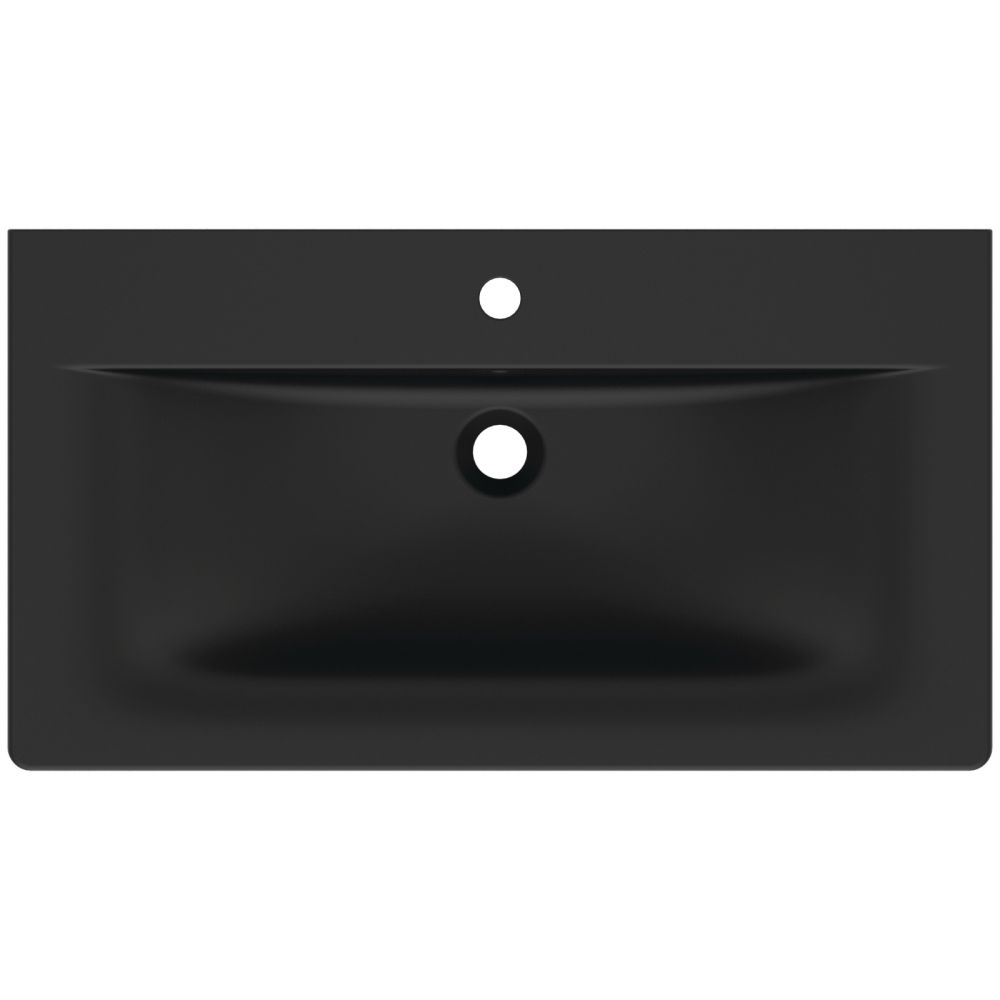 Lavoar incastrat negru mat 84 cm, dreptunghiular, Ideal Standard Connect Air [3]