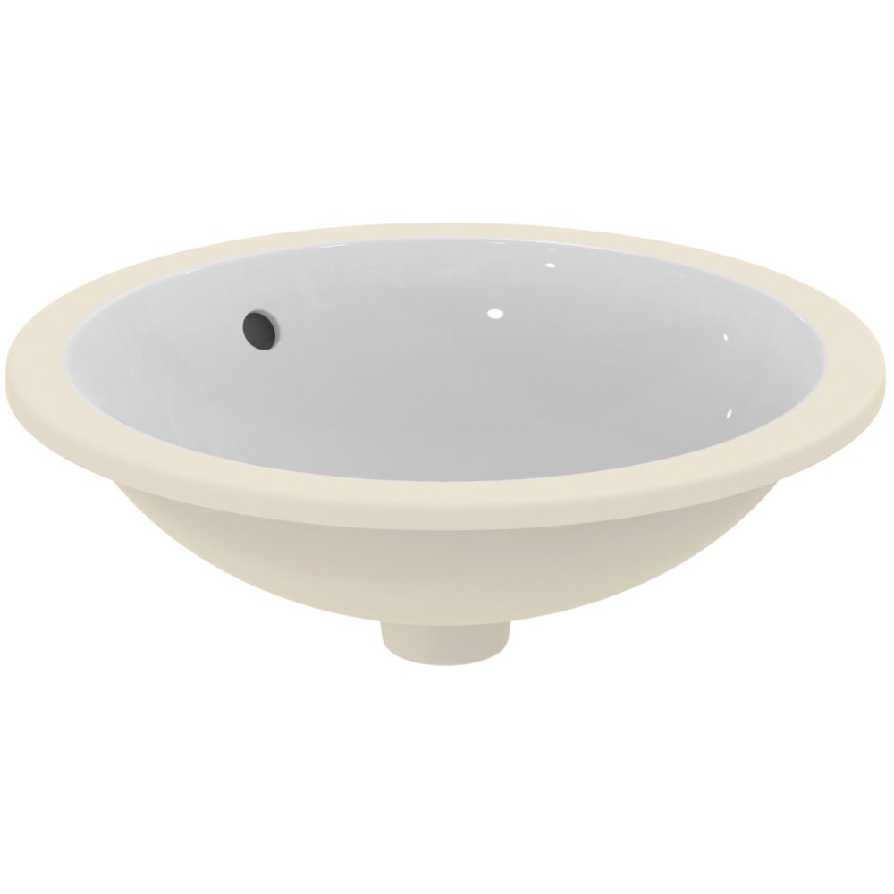 Lavoar incastrat sub blat alb 48 cm, rotund, Ideal Standard Connect [2]