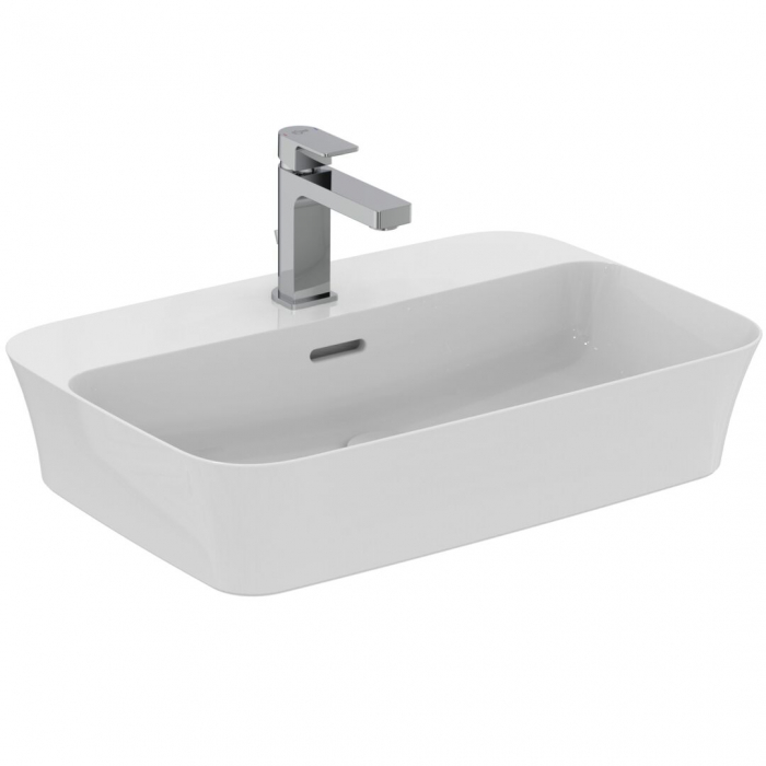 Lavoar dreptunghiular, montaj pe blat, alb, 55x38 cm, Ideal Standard Ipalyss [2]