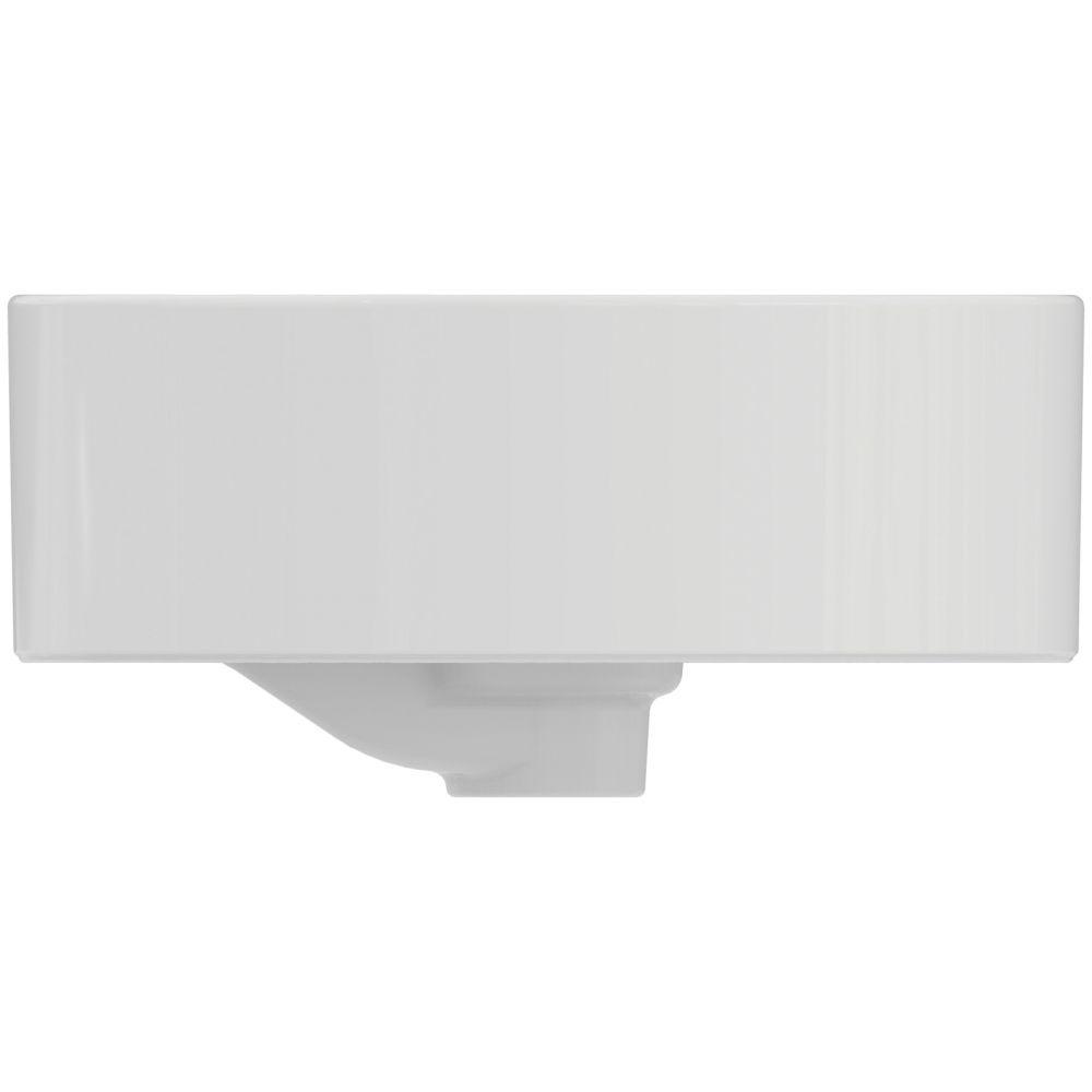 Lavoar pe blat alb 38 cm, rotund, cu preaplin, Ideal Standard Strada II [4]