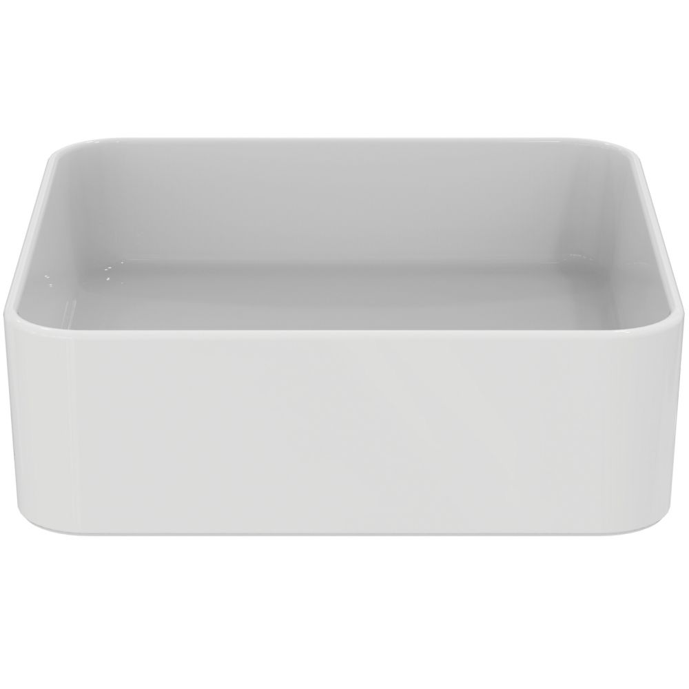 Lavoar pe blat alb 40 cm, patrat, Ideal Standard Strada II [3]