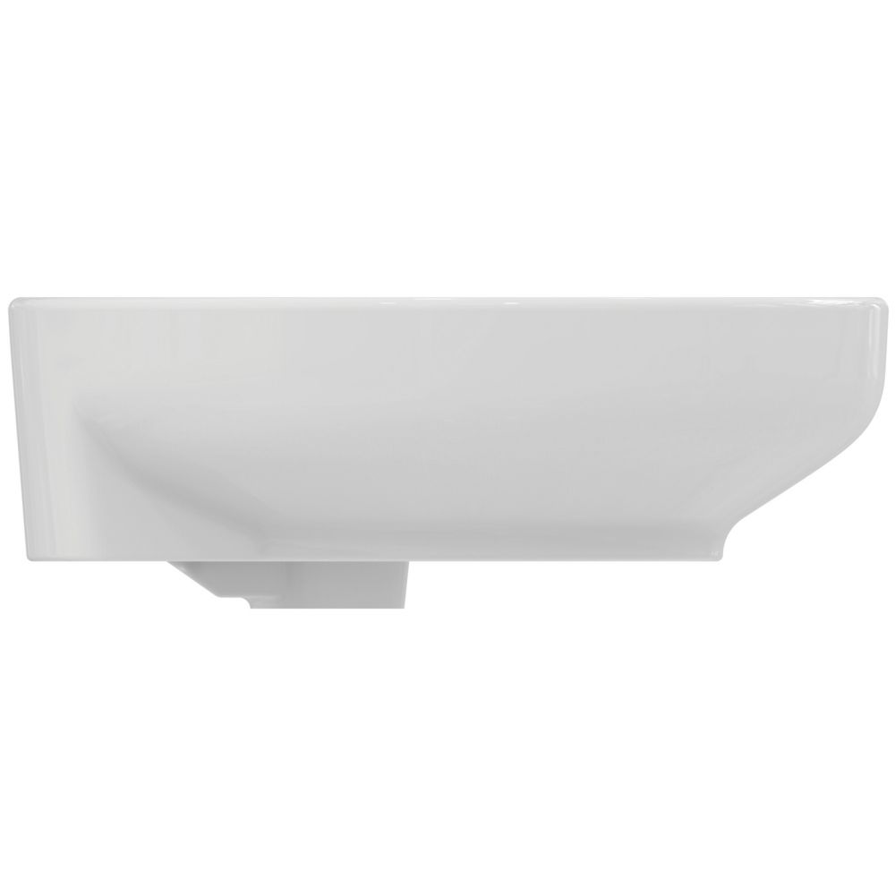 Lavoar pe blat alb 40 cm, rotund, cu preaplin, Ideal Standard i.Life B [2]