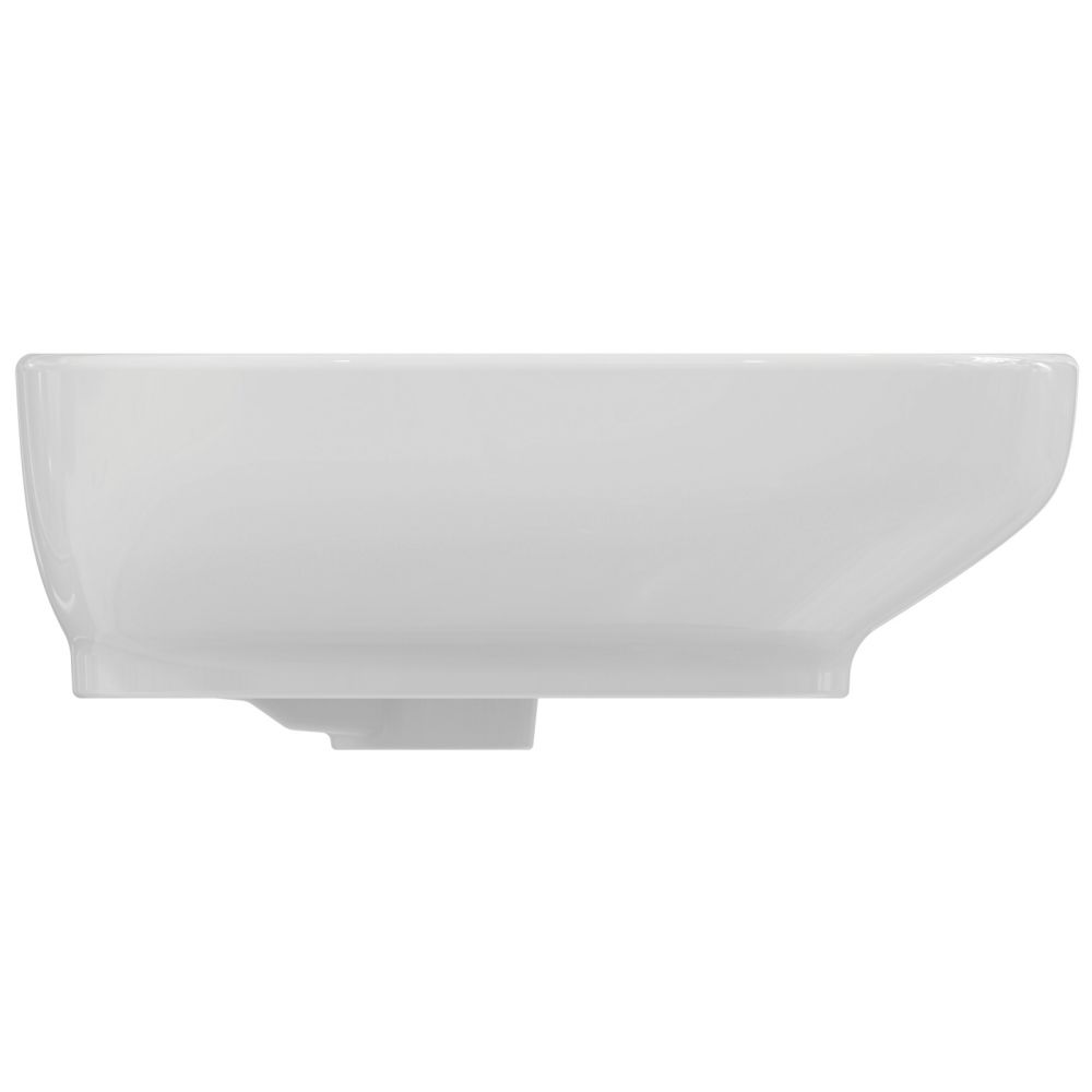Lavoar pe blat alb 45 cm, dreptunghiular, cu preaplin, Ideal Standard i.Life B [3]