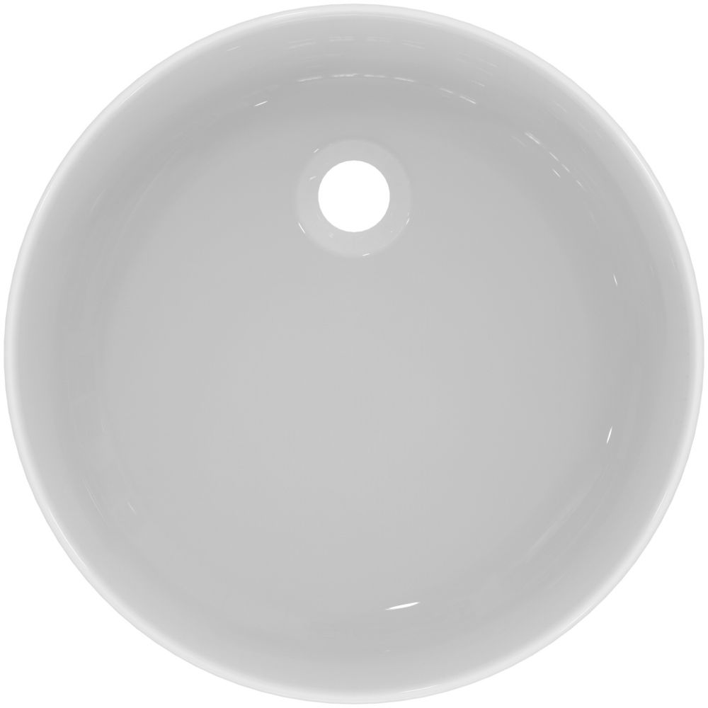 Lavoar pe blat alb 45 cm, rotund, Ideal Standard Conca [3]