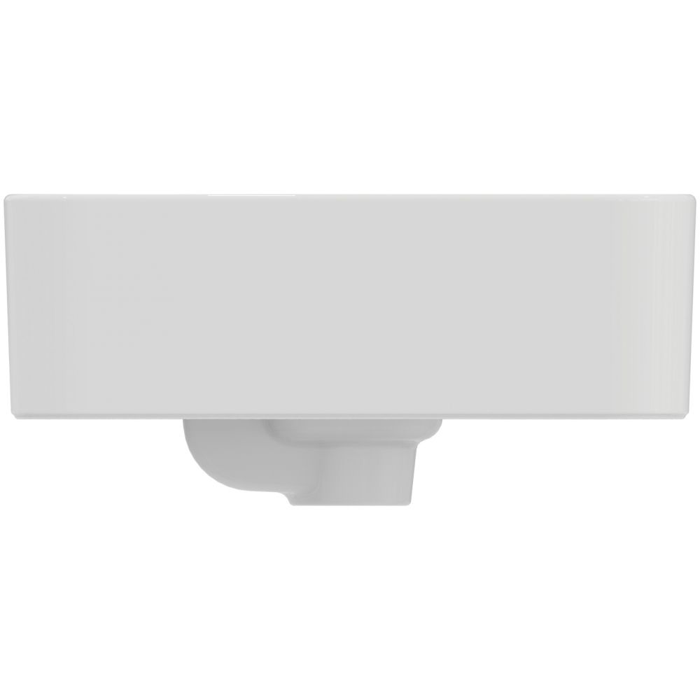 Lavoar pe blat alb 50 cm, dreptunghiular, cu orificiu baterie, Ideal Standard Strada II [4]