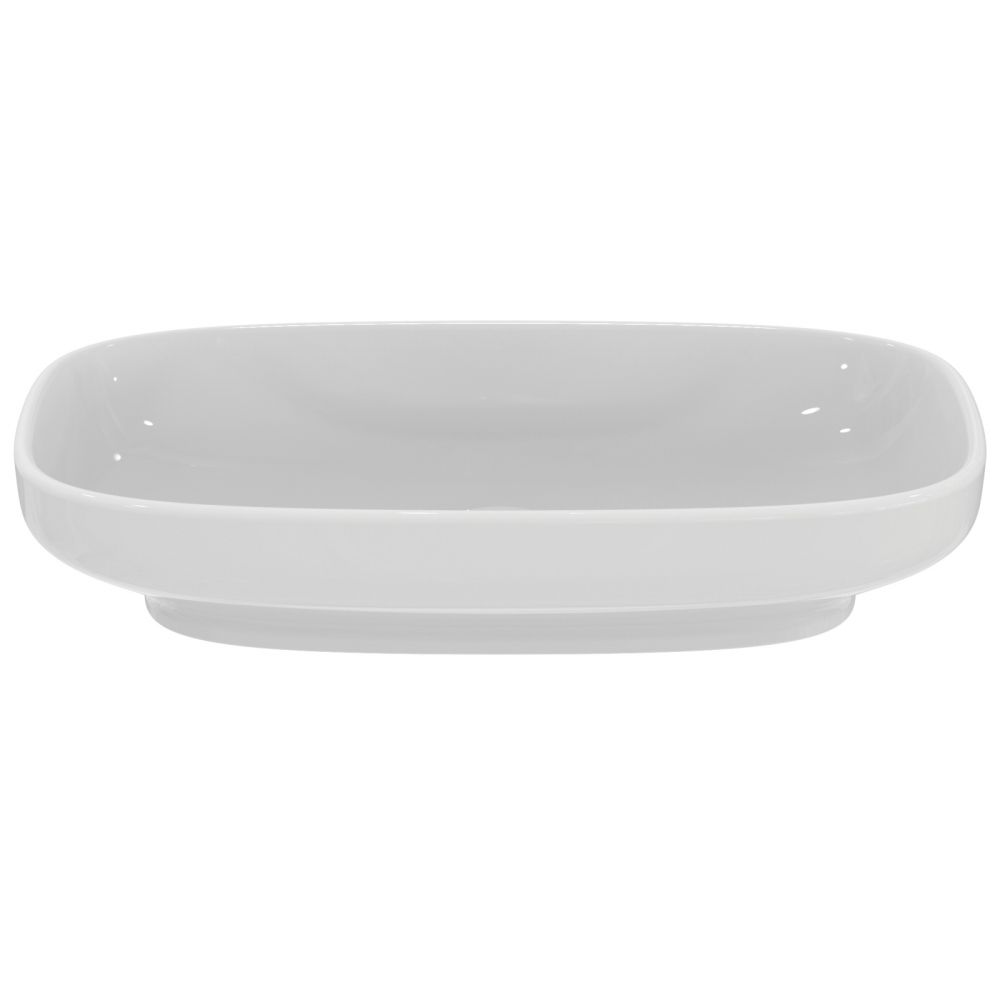 Lavoar pe blat alb 60 cm, dreptunghiular, cu preaplin, Ideal Standard i.Life B [2]