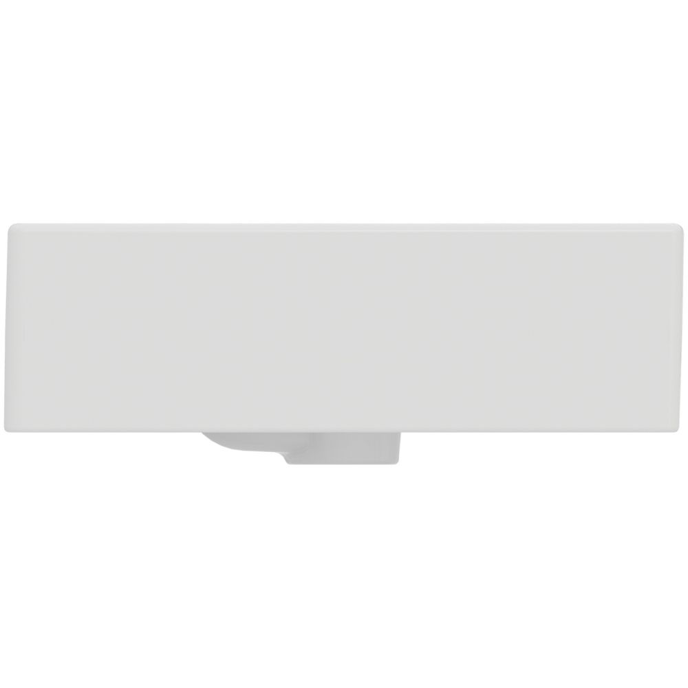 Lavoar pe blat alb 60 cm, dreptunghiular, orificiu baterie, Ideal Standard Strada [3]