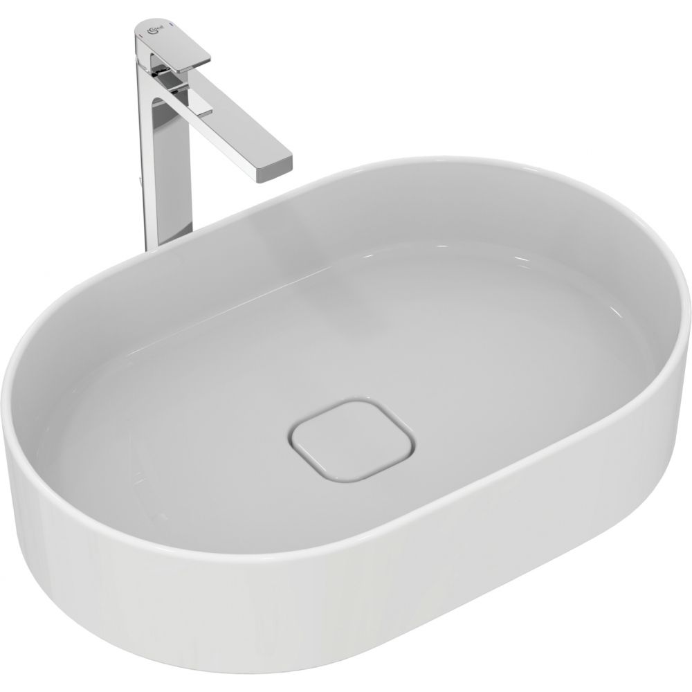 Lavoar pe blat alb 60 cm, oval, Ideal Standard Strada II [2]