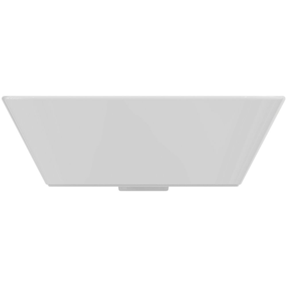 Lavoar pe blat alb lucios 40 cm, patrat, fara preaplin, Ideal Standard Connect Air [3]