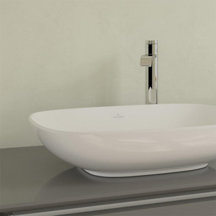 Lavoar pe blat alb lucios 56 cm, dreptunghiular, Villeroy & Boch, Loop & Friends [2]