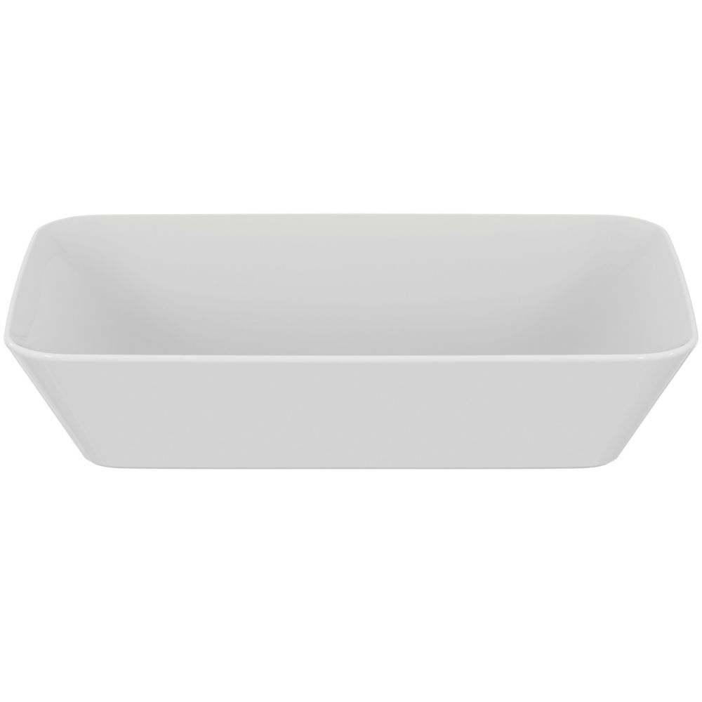 Lavoar pe blat alb lucios 60 cm, dreptunghiular, fara preaplin, Ideal Standard Connect Air [2]