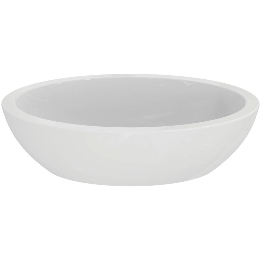 Lavoar pe blat alb lucios 60 cm, oval, Ideal Standard Strada [2]