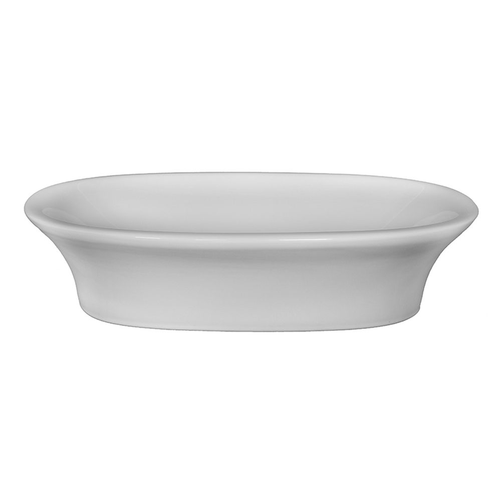 Lavoar pe blat alb lucios, oval, 59 cm, Fluminia Diana [3]