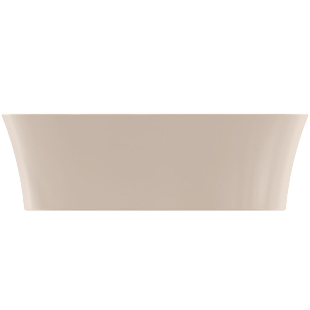 Lavoar pe blat bej lucios 60 cm, oval, fara preaplin, Ideal Standard Ipalyss [3]