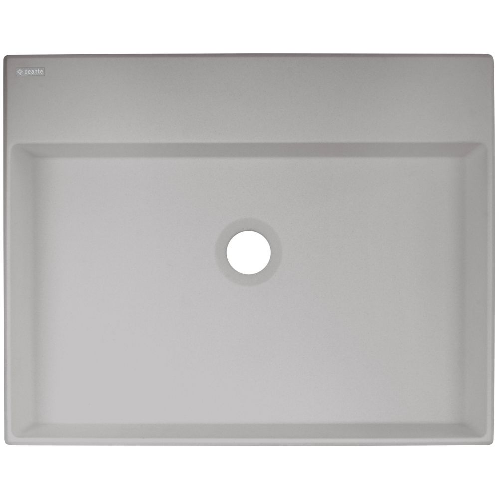 Lavoar pe blat compozit gri Deante Correo, dreptunghiular, 50 cm [2]