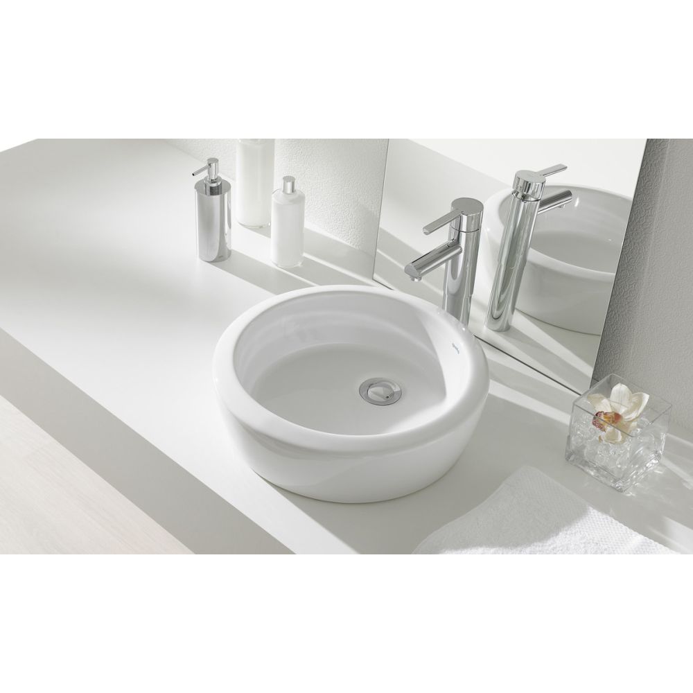 Lavoar pe blat alb 40 cm, rotund, Gala Eos [2]