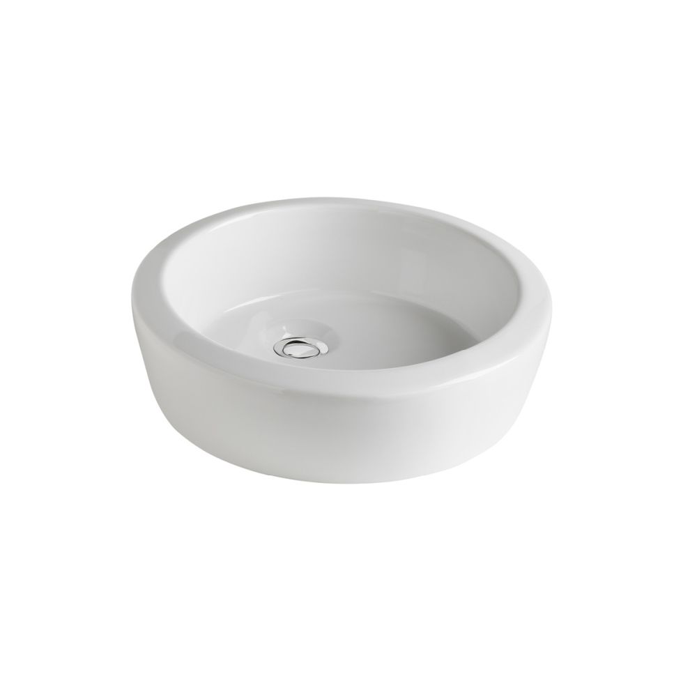 Lavoar pe blat alb 40 cm, rotund, Gala Eos [1]
