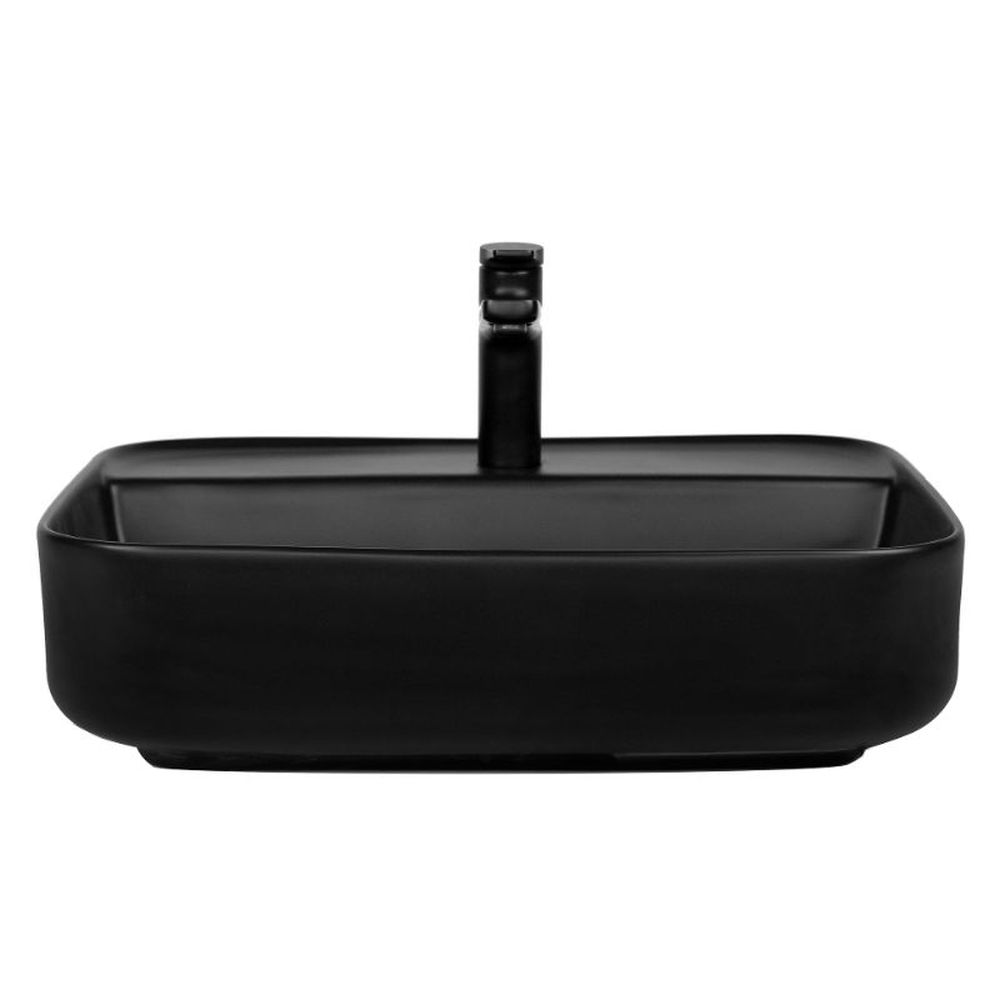 Lavoar pe blat negru, dreptunghiular, 50 cm, Fluminia Juno [2]
