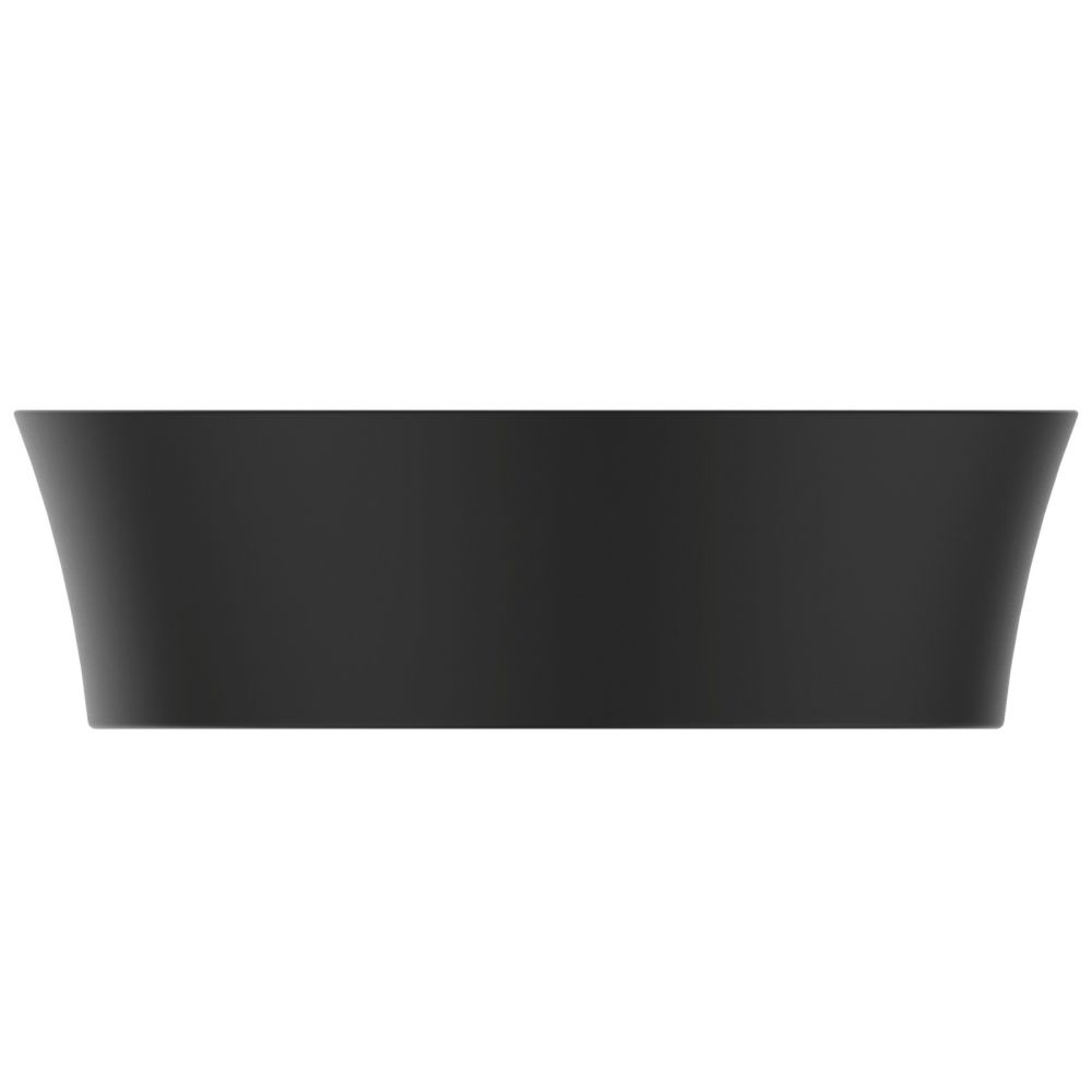 Lavoar pe blat negru mat 40 cm, rotund, fara preaplin, Ideal Standard Ipalyss [2]