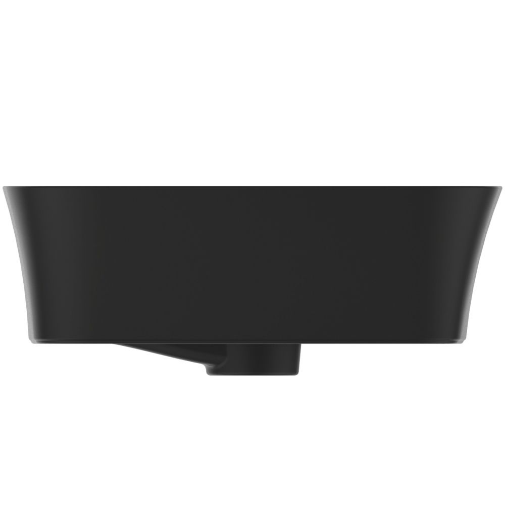 Lavoar pe blat negru mat 55 cm, dreptunghiular, cu preaplin, Ideal Standard Ipalyss [3]