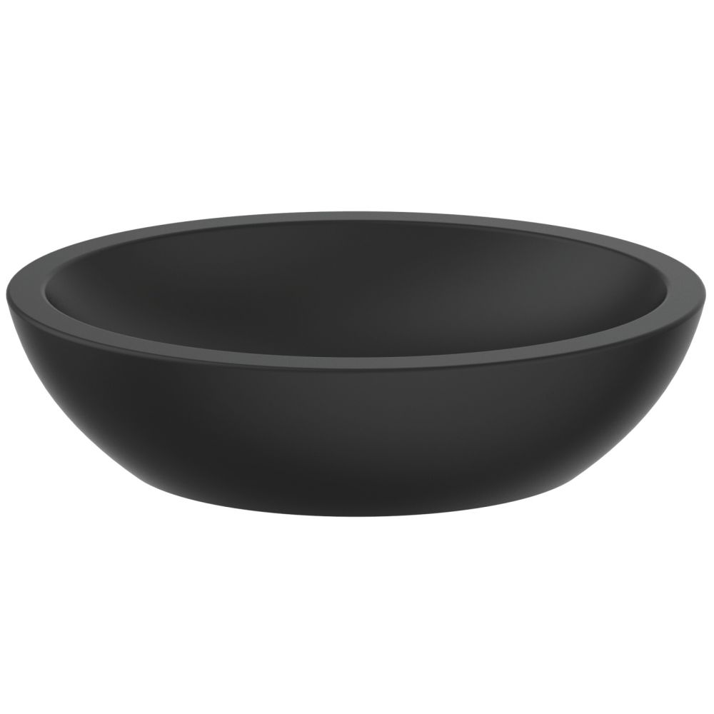 Lavoar pe blat negru mat 60 cm, oval, Ideal Standard Strada [2]